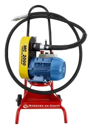 MC2000 industrial tube cleaning motor on a mobile base